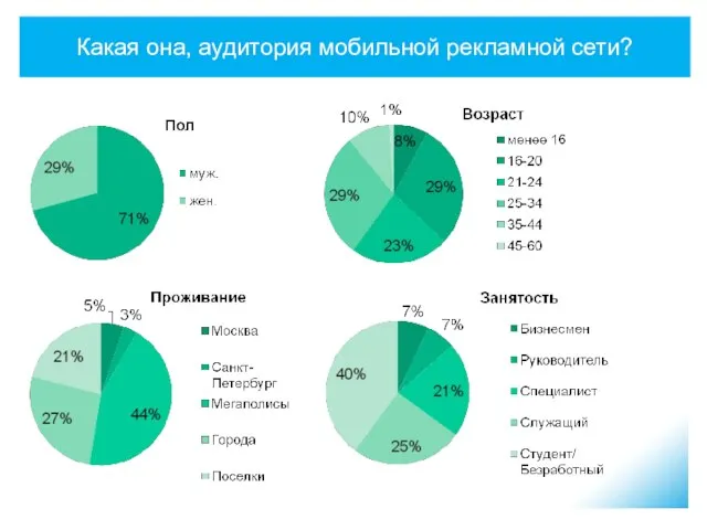 Какая она, аудитория мобильной рекламной сети?