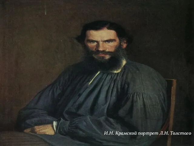 И.Н. Крамской портрет Л.Н. Толстого