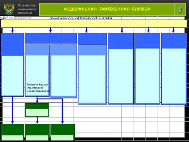 Российская таможенная академия 9 ФЕДЕРАЛЬНАЯ ТАМОЖЕННАЯ СЛУЖБА Таможни Крыма (Крымское и Севастопольское)