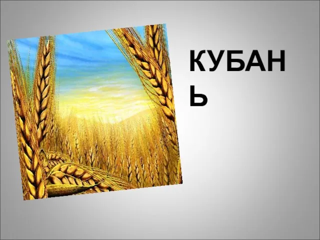 КУБАНЬ