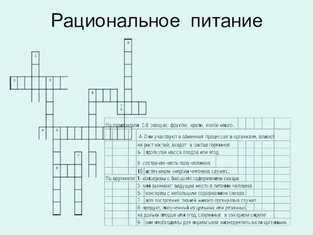 Рациональное питание