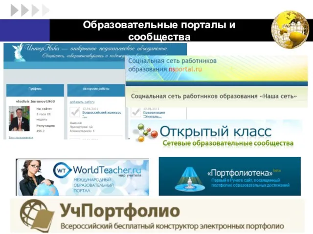 Образовательные порталы и сообщества