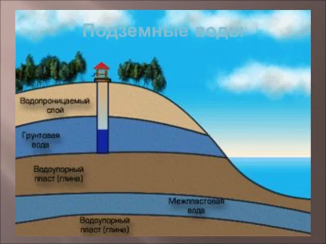 Подземные воды