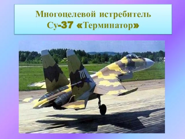 Многоцелевой истребитель Су-37 «Терминатор»