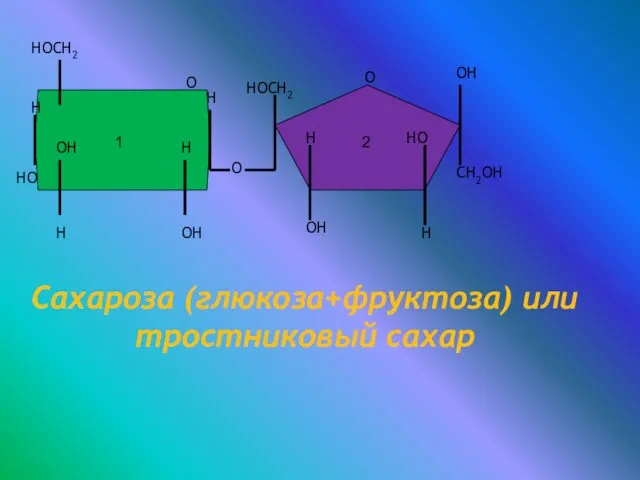 О НОСН2 Н НО Н ОН ОН Н Н О О НОСН2