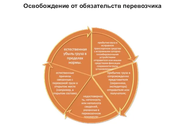 Освобождение от обязательств перевозчика