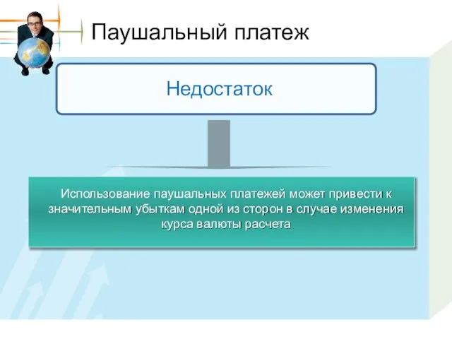 Использование паушальных платежей может привести к значительным убыткам одной из сторон в