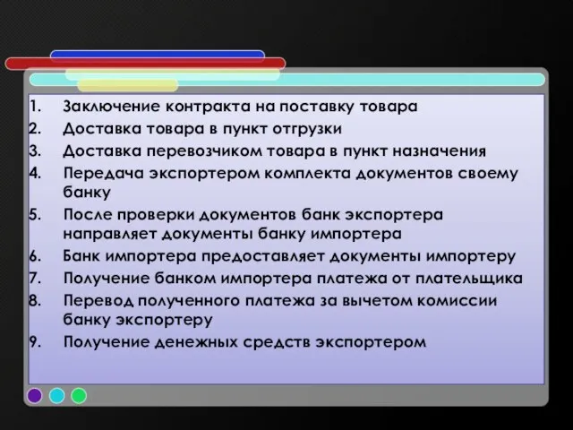 Заключение контракта на поставку товара Доставка товара в пункт отгрузки Доставка перевозчиком