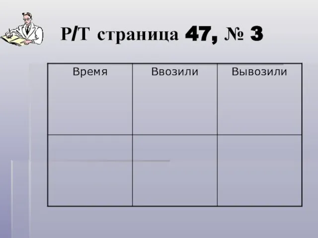 Р/Т страница 47, № 3