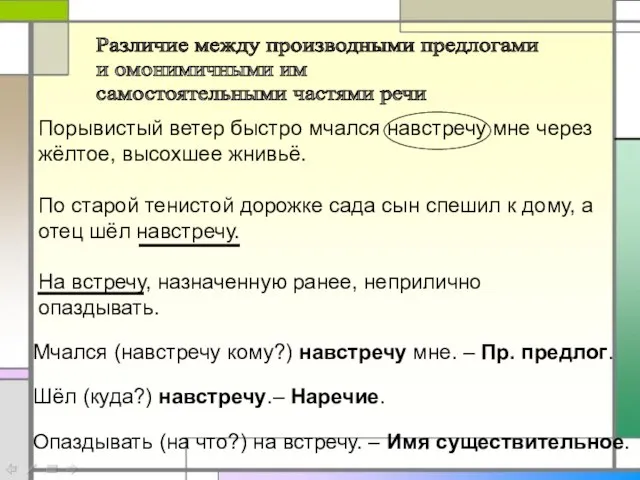 Порывистый ветер быстро мчался навстречу мне через жёлтое, высохшее жнивьё. По старой