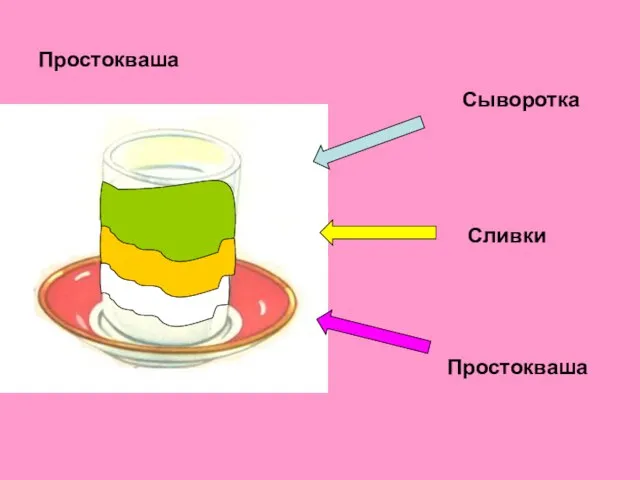 Простокваша Простокваша Сливки Сыворотка