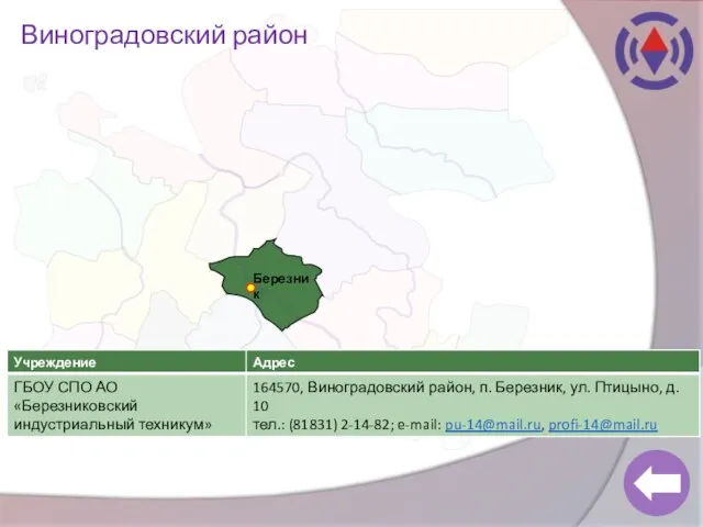 Виноградовский район Березник