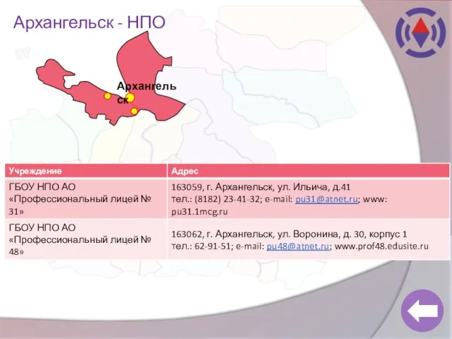 Архангельск - НПО Архангельск