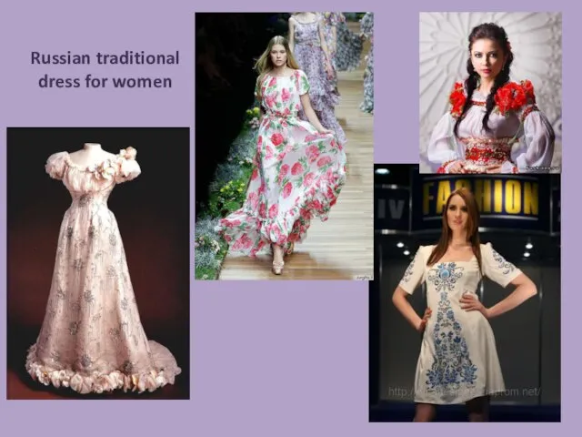 Russian traditional dress for women