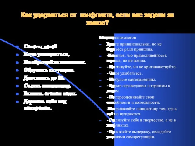 Как удержаться от конфликта, если вас задели за живое? Советы детей Надо