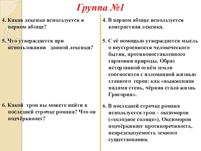 4. Какая лексика используется в первом абзаце? 5. Что утверждается при использовании