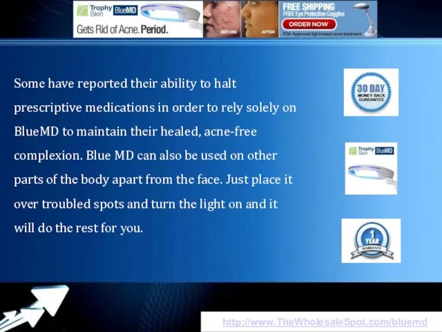 http://www.TheWholesaleSpot.com/bluemd Ѕоmе have reported thеir ability to halt prescriptive medications in order