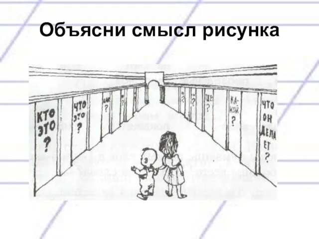 Объясни смысл рисунка