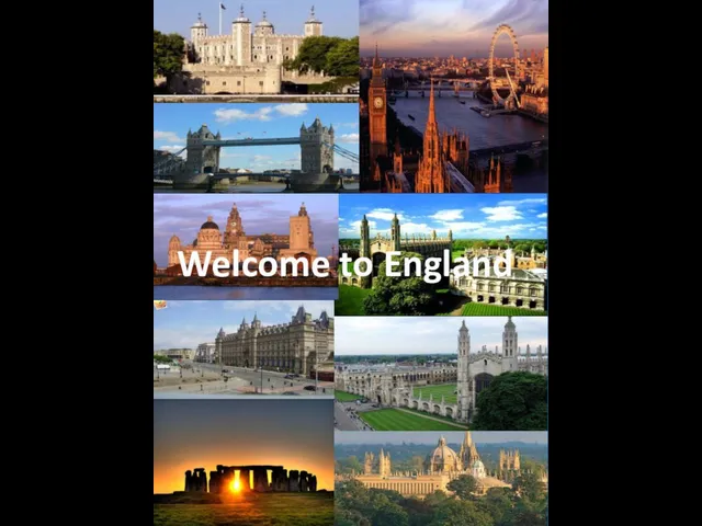 Welcome to England