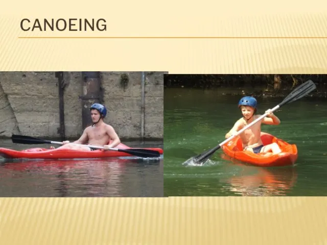 canoeing