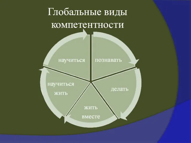 Глобальные виды компетентности