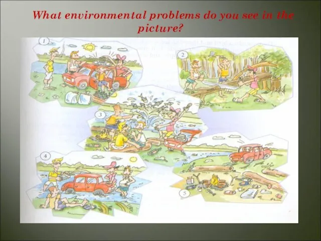 What environmental problems do you see in the picture?