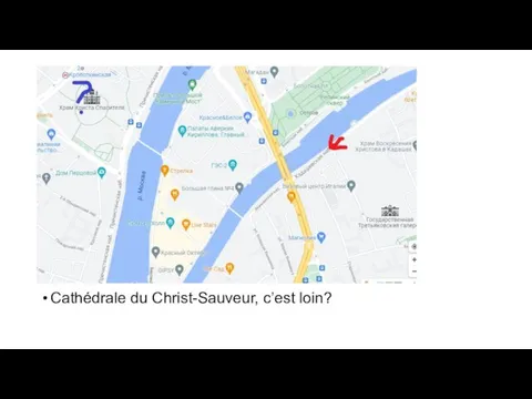 Cathédrale du Christ-Sauveur, c’est loin?