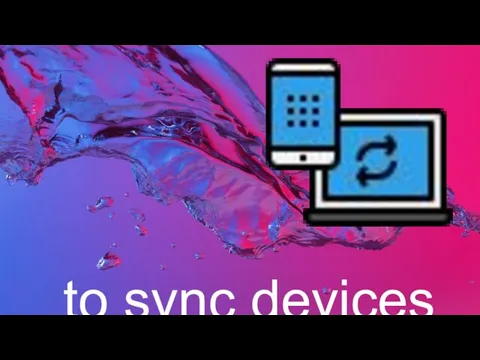 to sync devices
