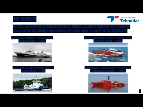 Netherlands (Kampen) Thecla Bodewes Shipyards, tugs — 3 units. Russia (Shlisselburg) Nevsky