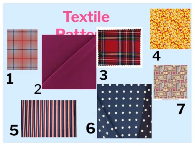 Textile Patterns 1 2 3 4 5 6 7