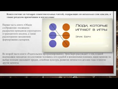 Книга состоит из четырех самостоятельных частей, содержащих по несколько глав каждая, а