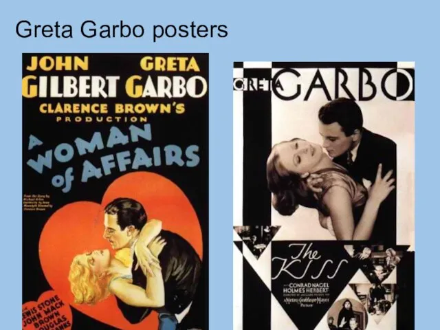 Greta Garbo posters