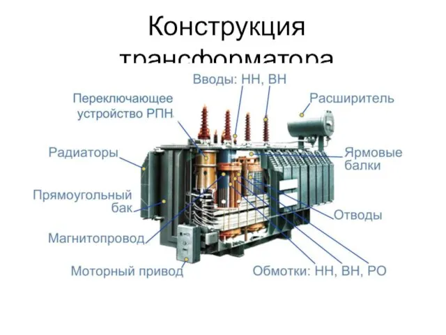 Конструкция трансформатора