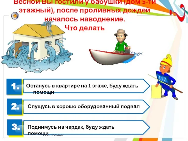 Весной Вы гостили у бабушки (дом 5-ти этажный), после проливных дождей началось