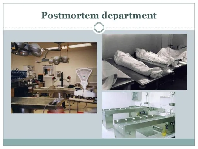 Postmortem department