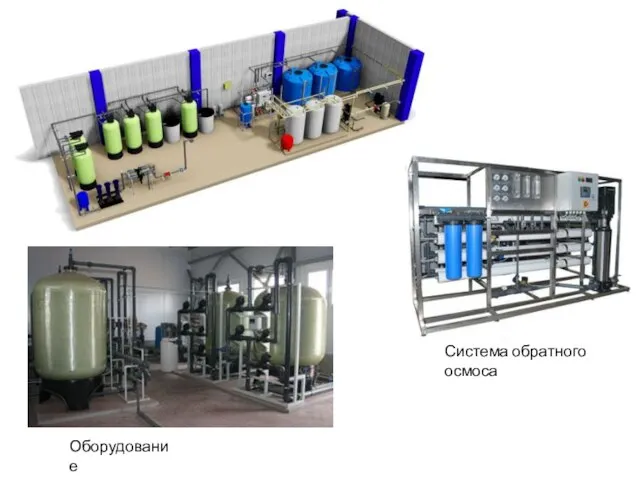 Система обратного осмоса Оборудование