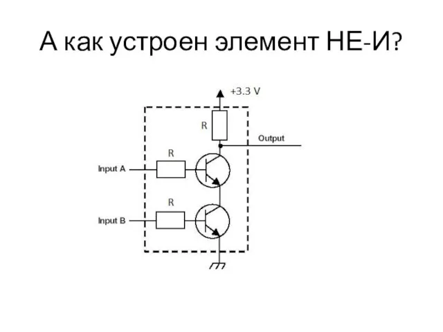 А как устроен элемент НЕ-И?