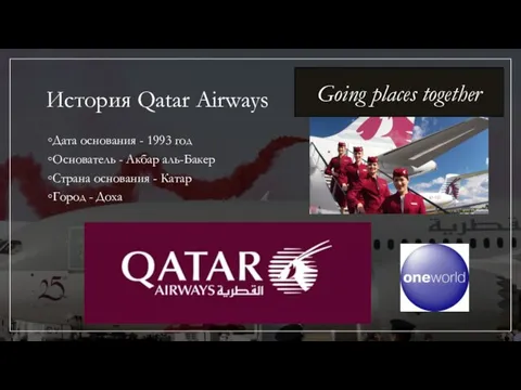 История Qatar Airways Дата основания - 1993 год Основатель - Акбар аль-Бакер