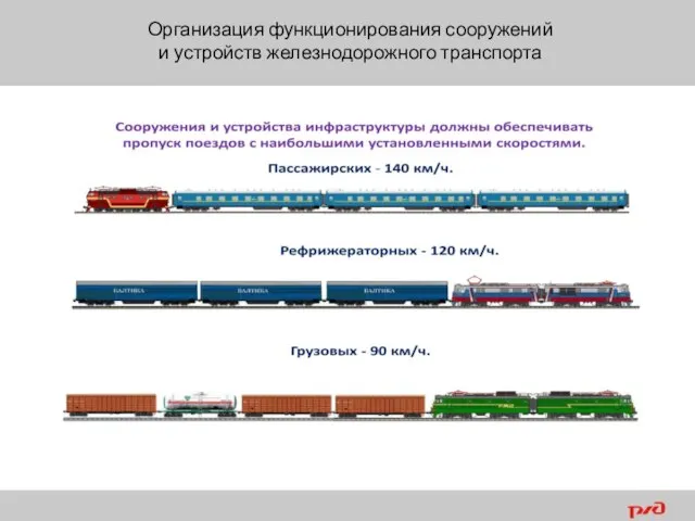 Организация функционирования сооружений и устройств железнодорожного транспорта