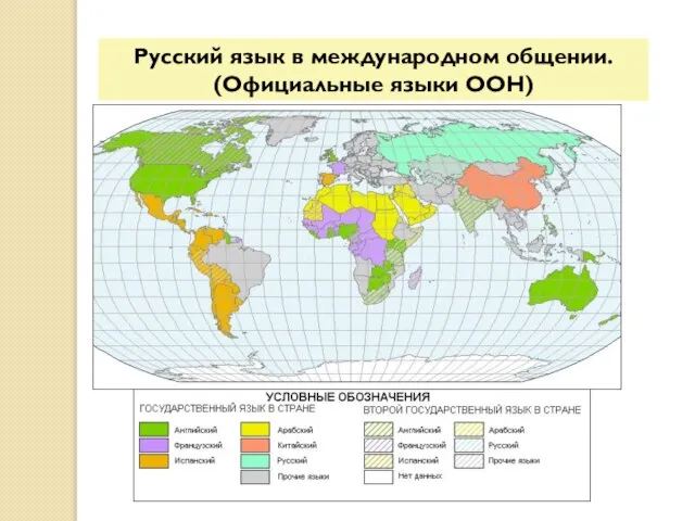 Русский язык в международном общении. (Официальные языки ООН)