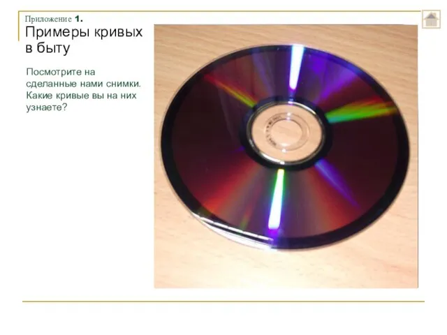 Приложение 1. Примеры кривых в быту Посмотрите на сделанные нами снимки. Какие