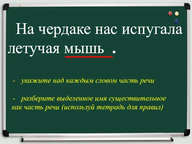 укажите над каждым словом часть речи разберите выделенное имя существительное как часть