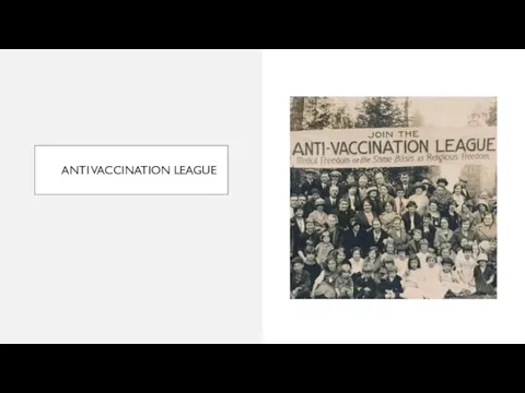 ANTI VACCINATION LEAGUE