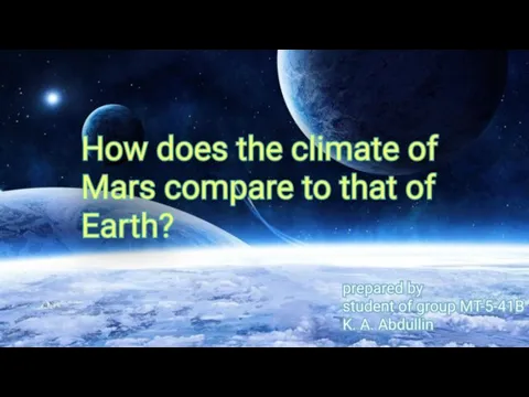 Earth vs Mars