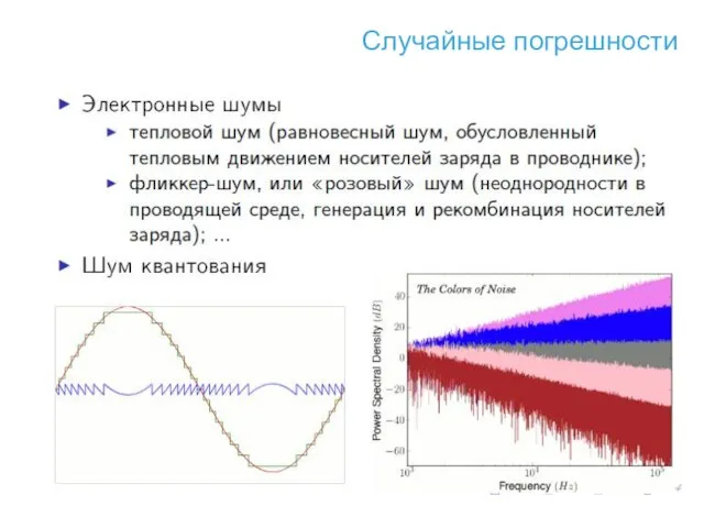 Случайные погрешности