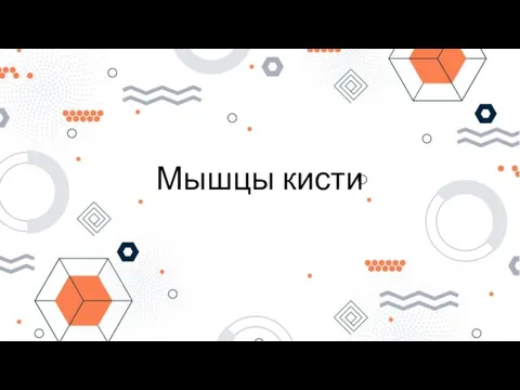 Мышцы кисти