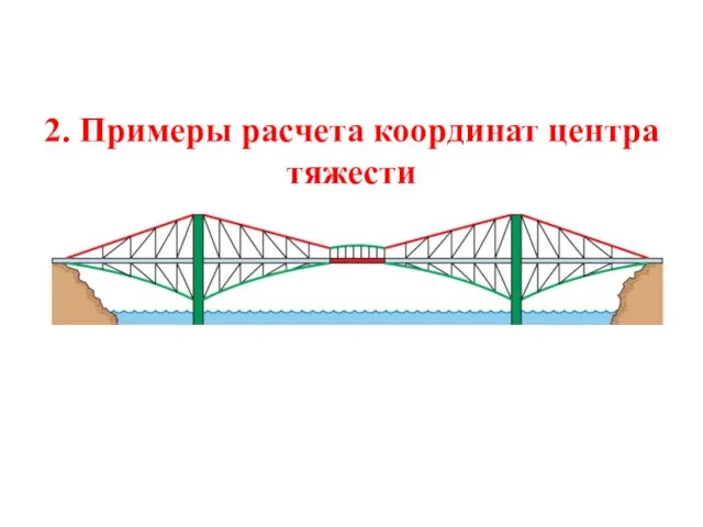 2. Примеры расчета координат центра тяжести