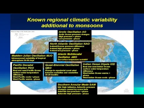 Atlantic Multidecadal Oscillation AMO Sea-surface temperature variabilitY