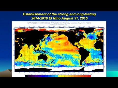 Establishment of the strong and long-lasting 2014-2016 El Niño August 31, 2015