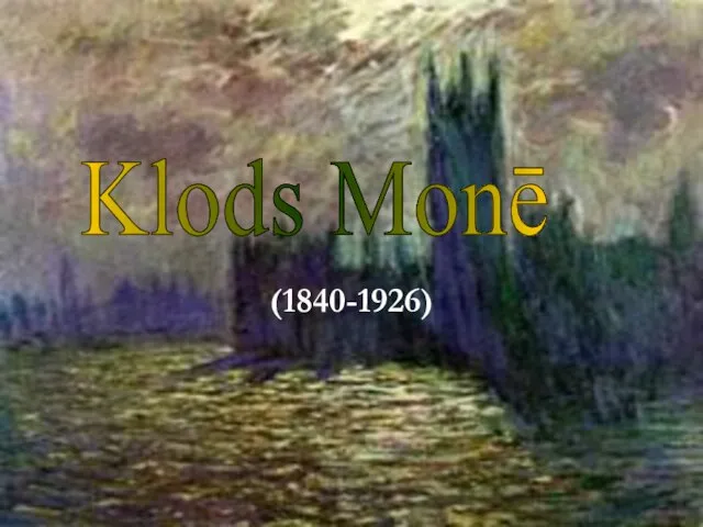 Klods Monē (1840-1926)
